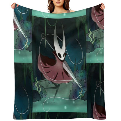 Hornet - Hollow Knight Wrinkle-free Throw Blanket
