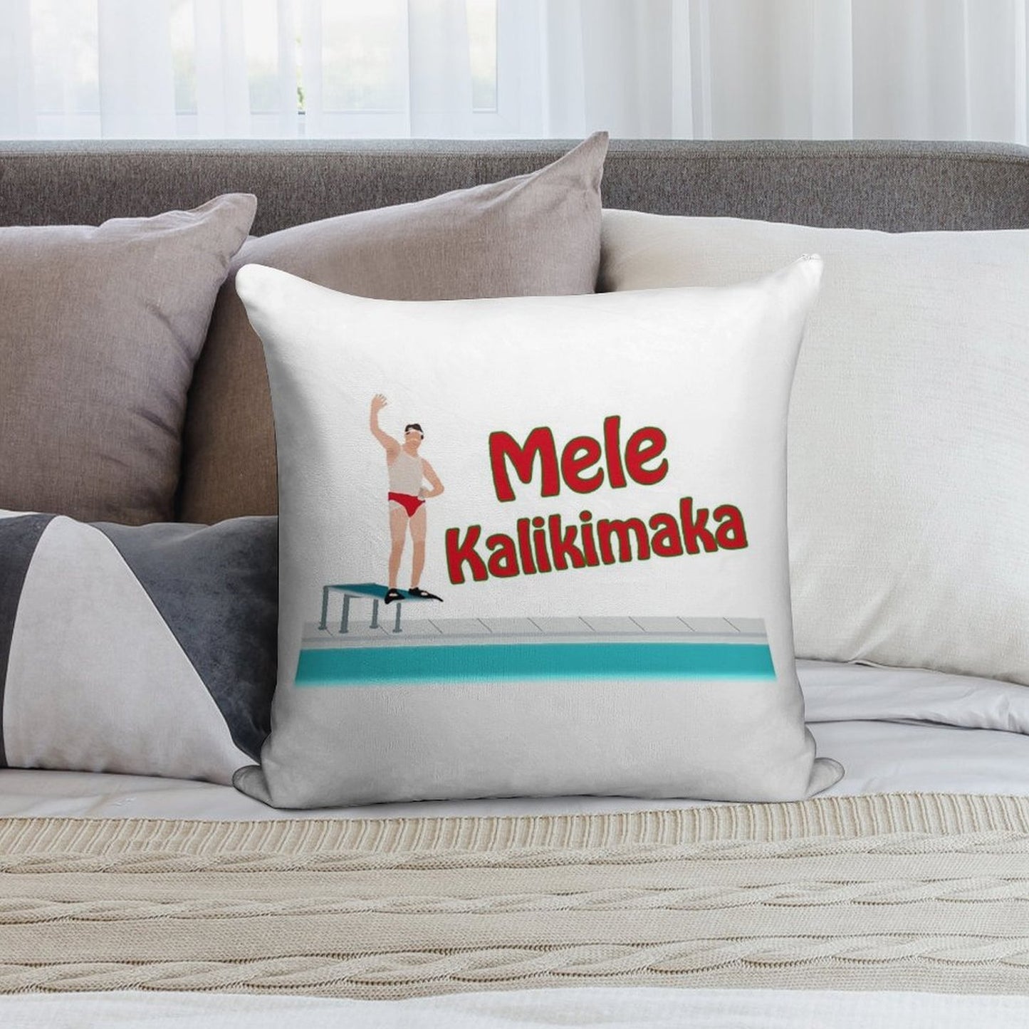 Christmas Vacation - Mele Kalikimaka Soft Style Accent Throw Pillow