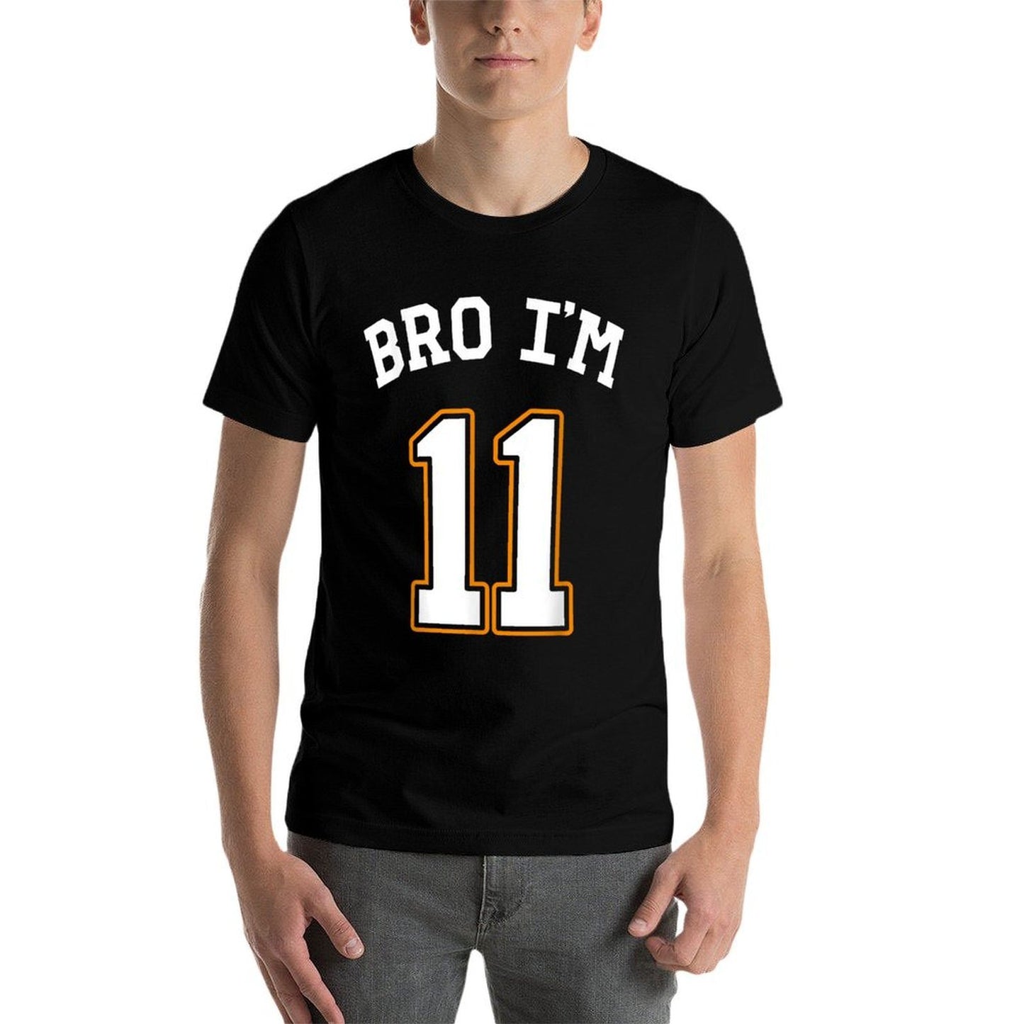 11th Birthday 11yo Bro I'm 11 Girl 11th Birthday Boy  Wrinkle-resistant T-Shirt