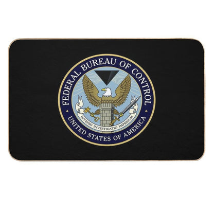 Control™ - Federal Bureau of Control (Logo) [Colored]  Non-Slip Bath Mat