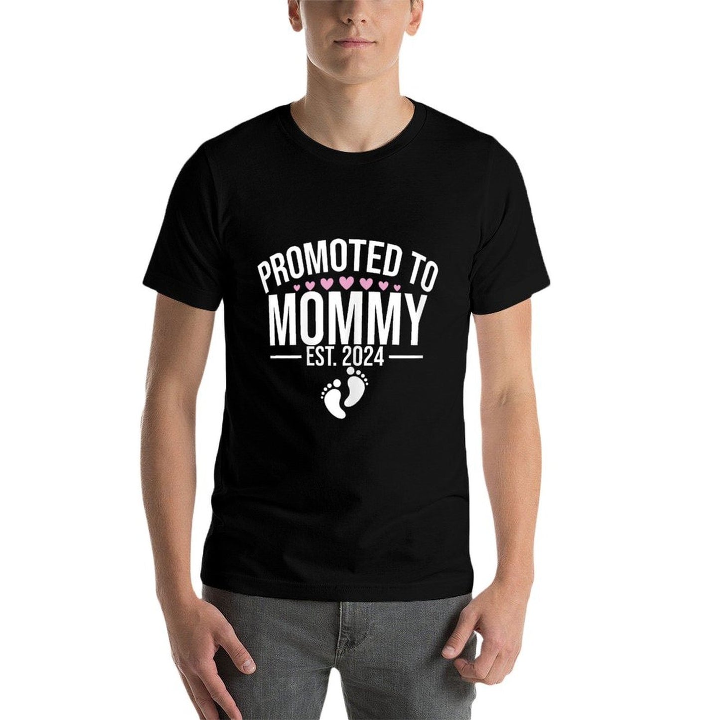 1st Time Mom EST 2024 New First Mommy 2024 Mothers Day 2024  Lightweight T-Shirt