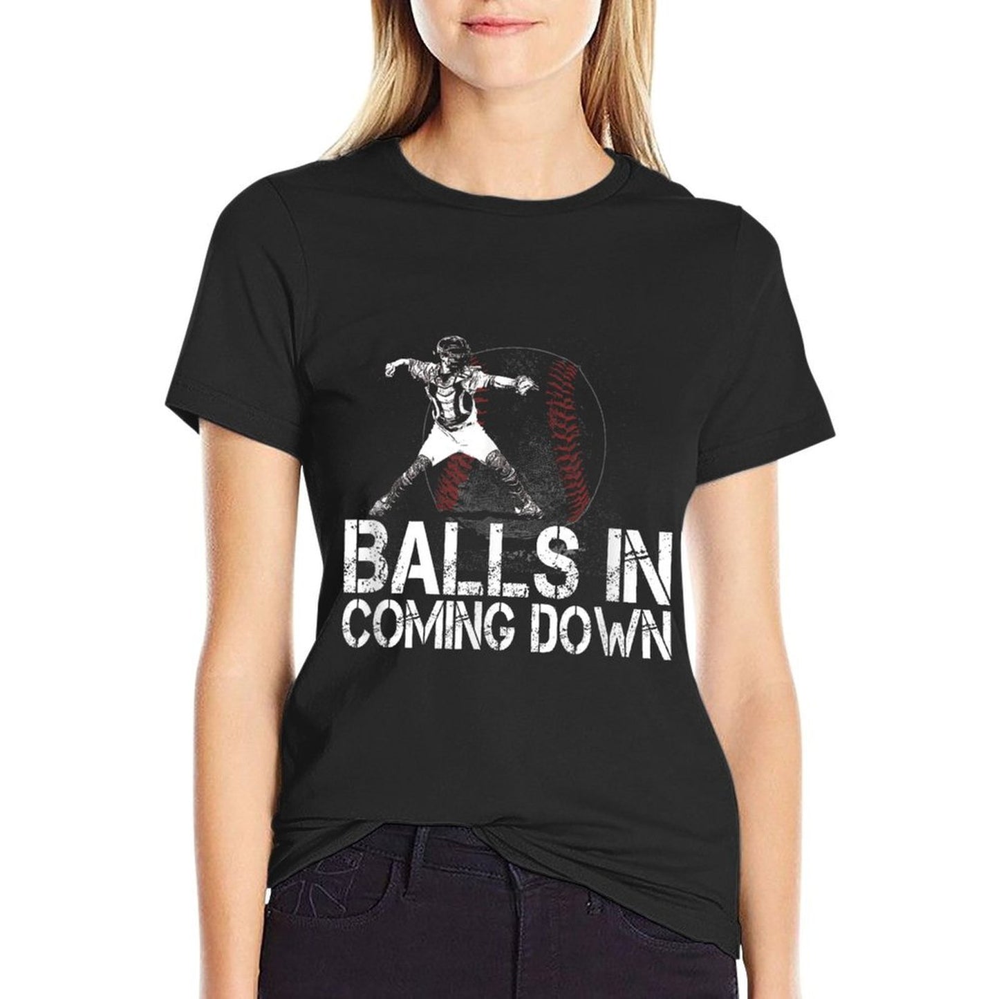 Baseball Catcher - Softball Catcher - Baseball Fan  Wrinkle-resistant T-Shirt