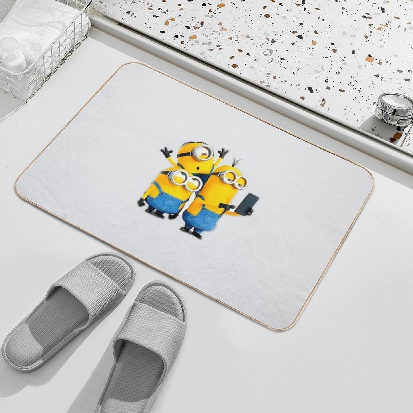 Minion  Repositionable Bath Mat