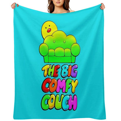 The Big Comfy Couch Travel-friendly Throw Blanket