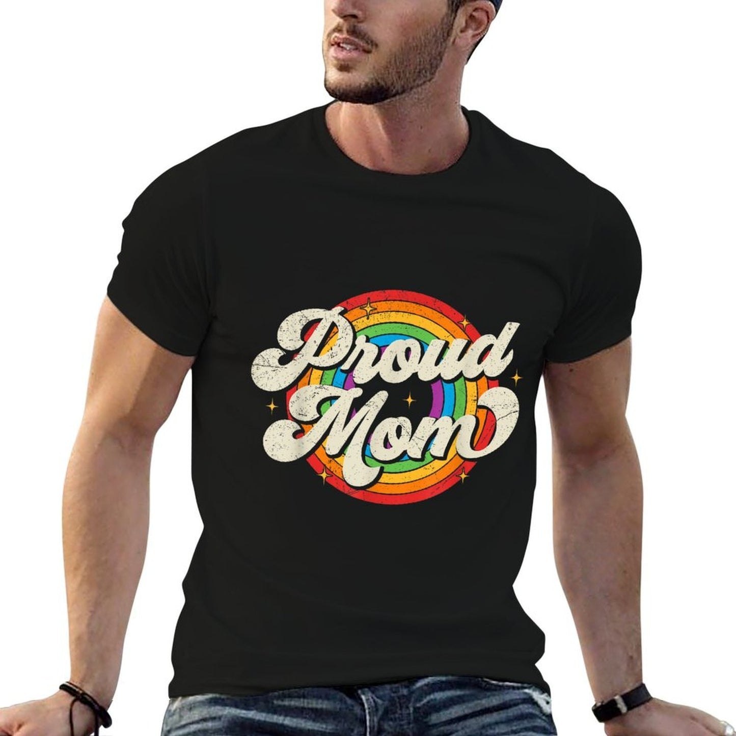 Gay Pride Proud Mom LGBT Parent Mother's Day  Classic T-Shirt