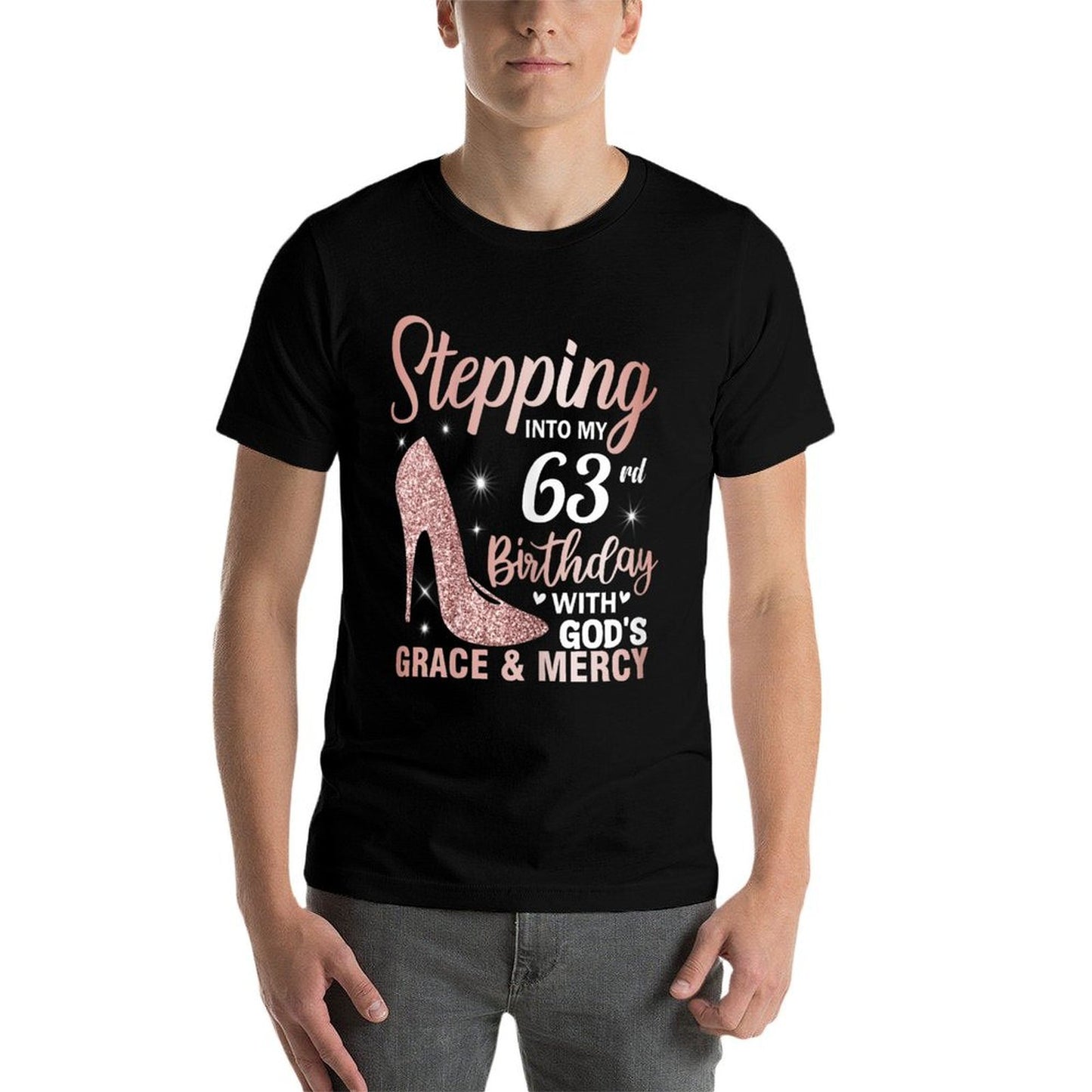 Stepping Into My 63rd Birthday Women 63 Year Old Bday  Graphic-printed T-Shirt