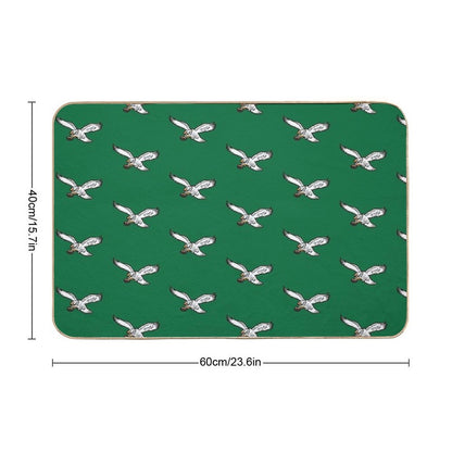 Eagles Retro Logo Kelly Green  Slip-Resistant Bath Mat