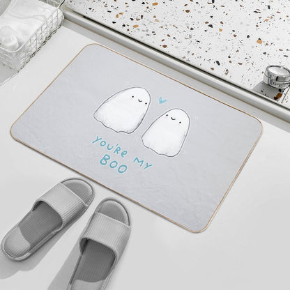 Spooky Love  Easy Maintenance Bath Mat