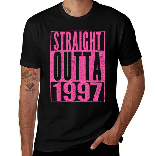 STRAIGHT OUTTA 1997 21 Years Old 21St Birthday Gift  Relaxed-fit T-Shirt
