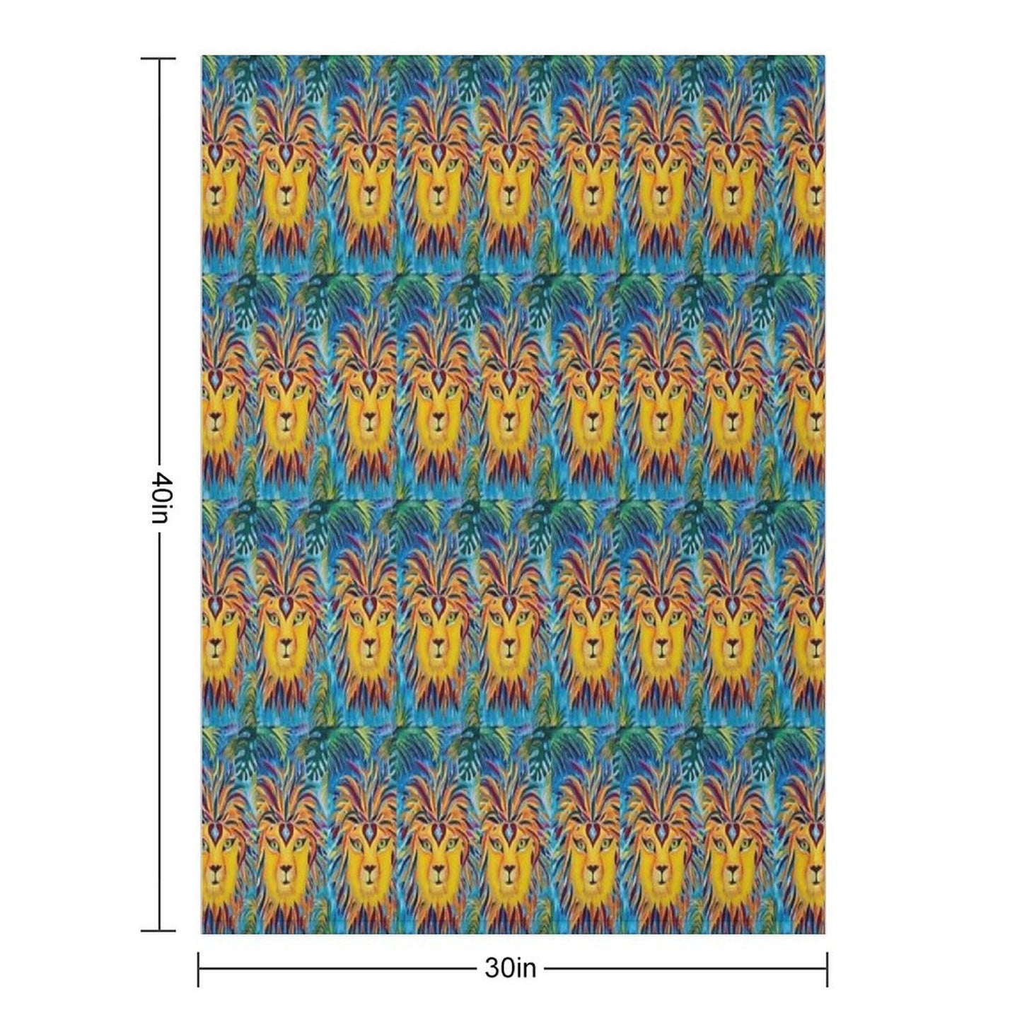 Leo Mirrors Velvety-soft Throw Blanket