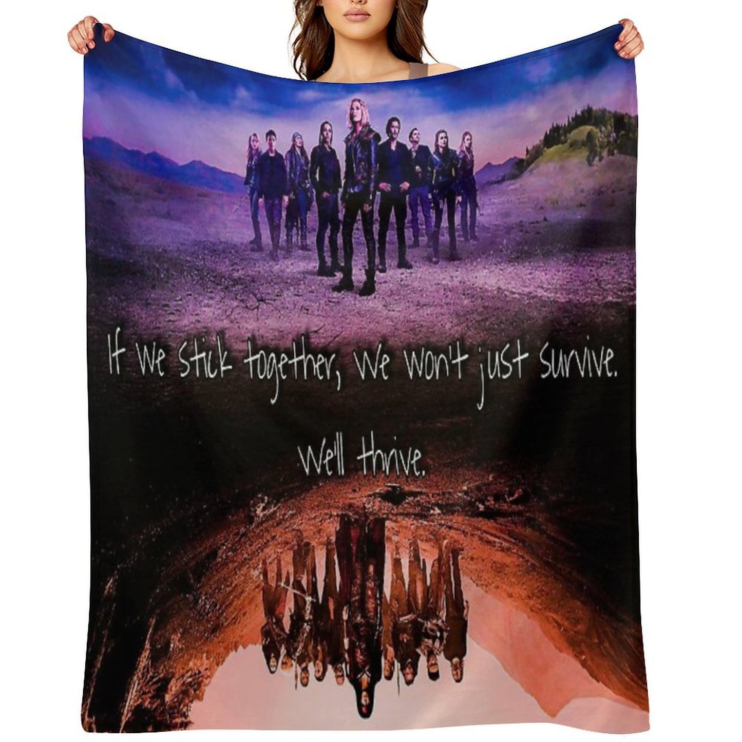 One Crew The100 Machine-washable Throw Blanket