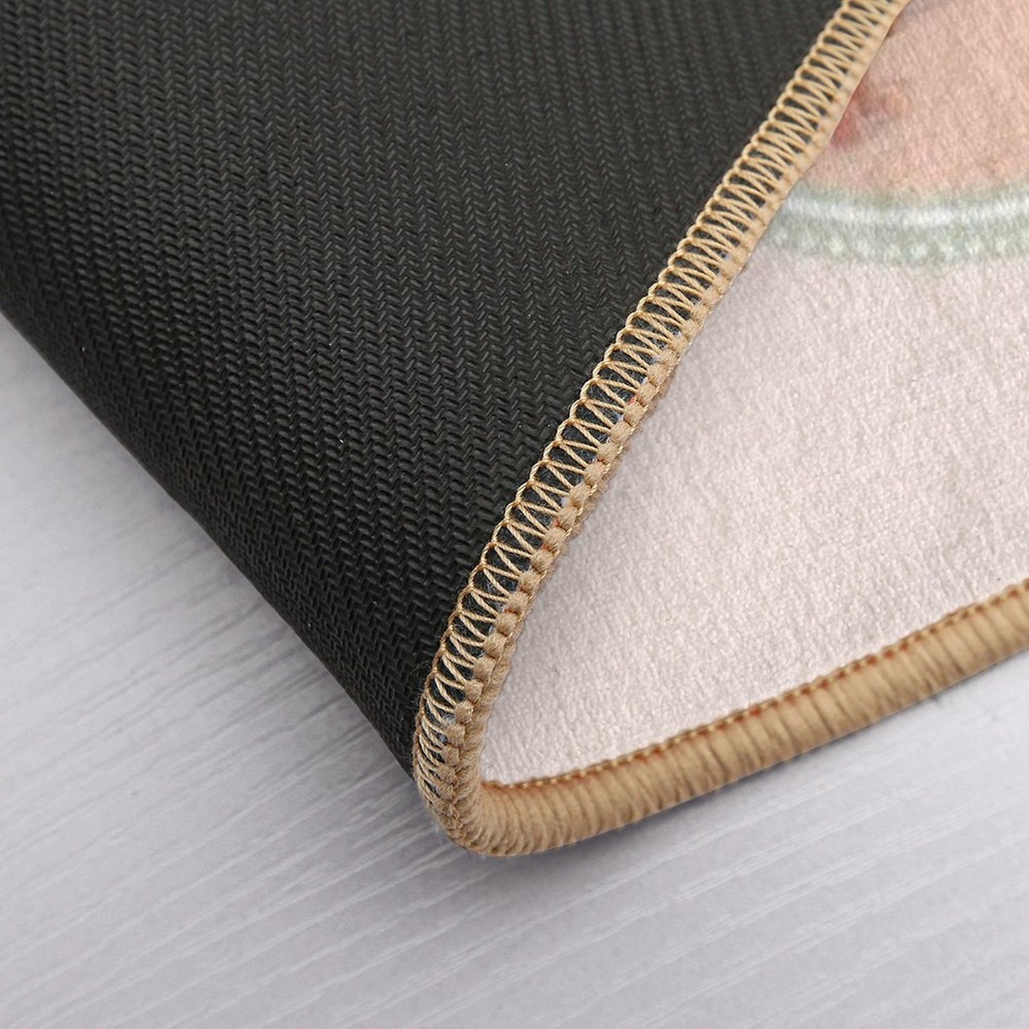 Pastel Pink & Green Bathroom  Bubble Bath  Pet-Safe Bath Mat