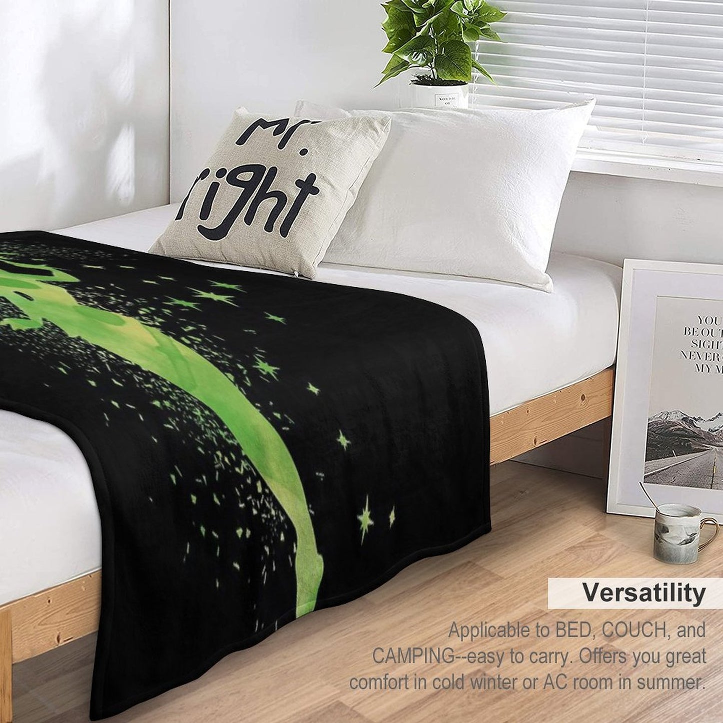 Tinker Bell Fairy Travel-friendly Throw Blanket