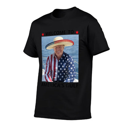 Trump America's Gulf Mexico President Trump Sombrero  Quick-drying T-Shirt