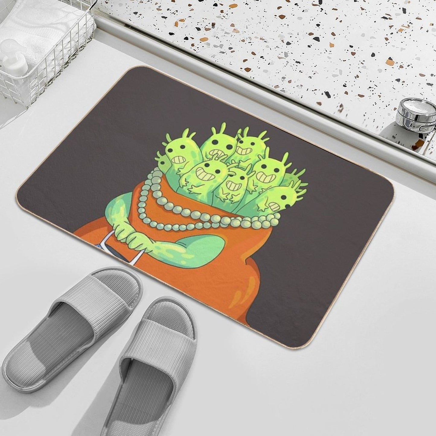Undercover Monster Durable Bath Mat