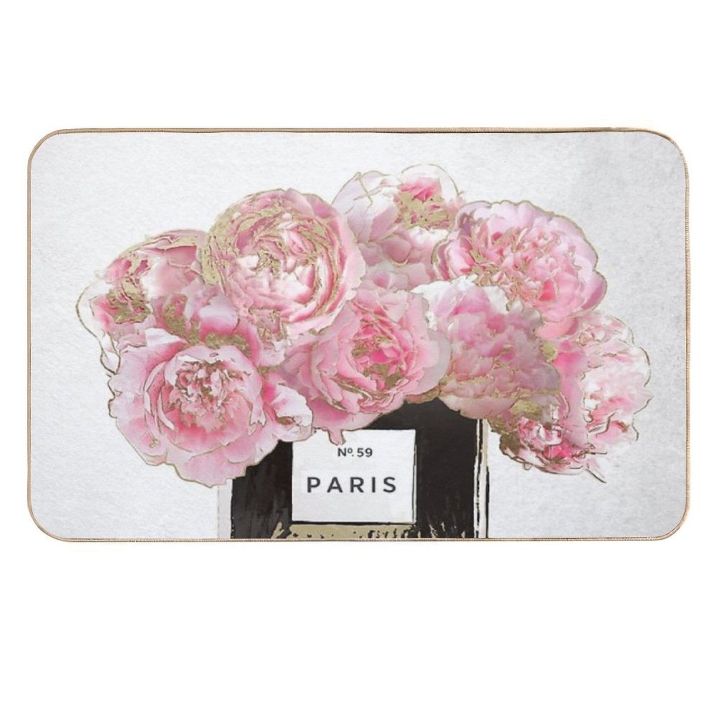 Pink Scented  Stain-Proof Bath Mat