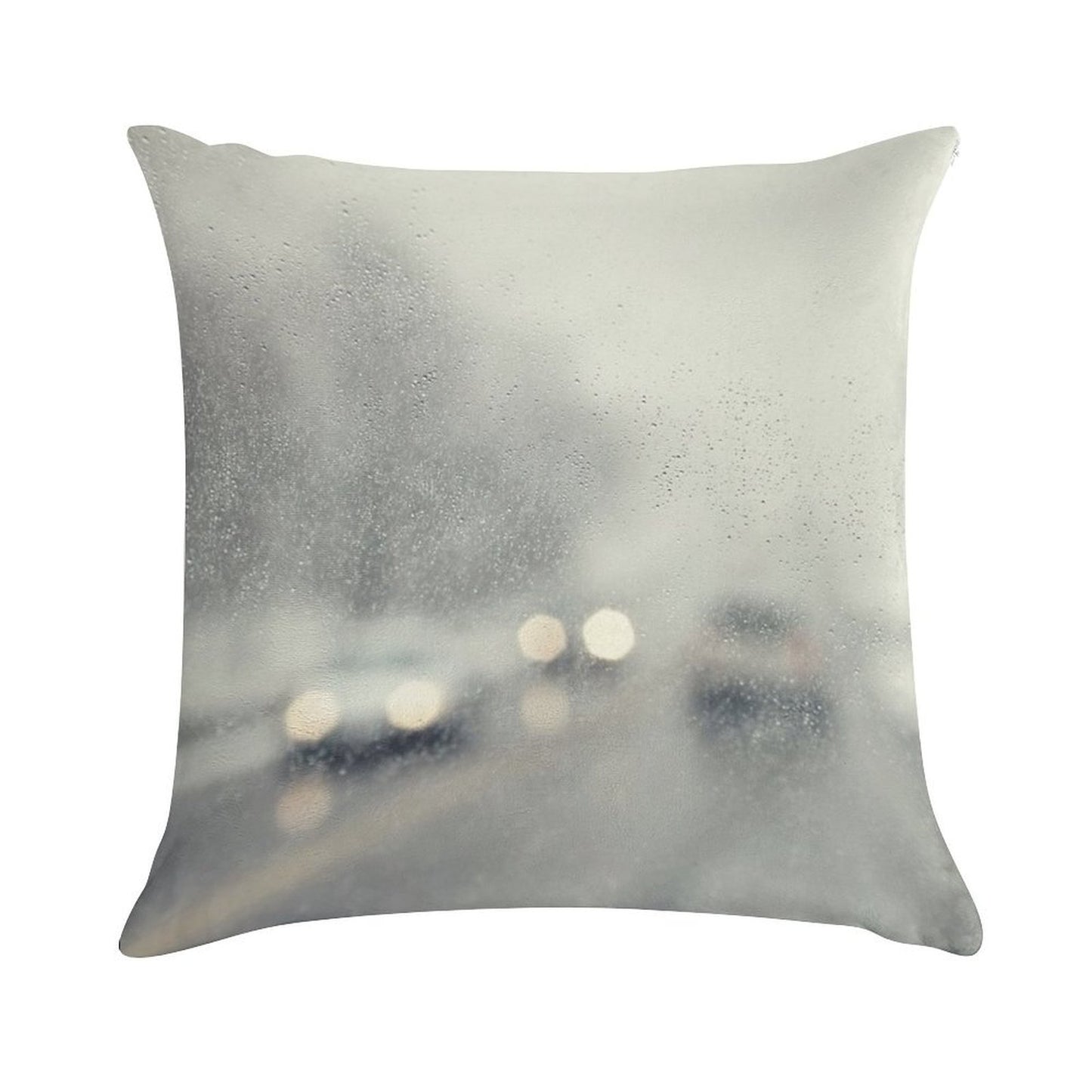 Let It Rain Soft Hidden Zipper Throw Pillow