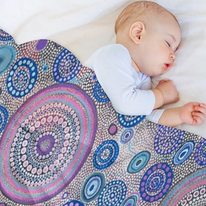 Seven Sister's Dreaming Travel-friendly Throw Blanket