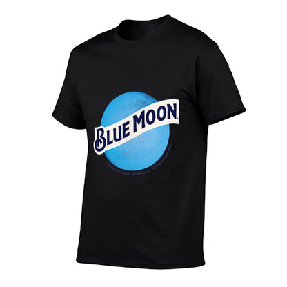 Blue Moon Round Logo Comfortable T-Shirt