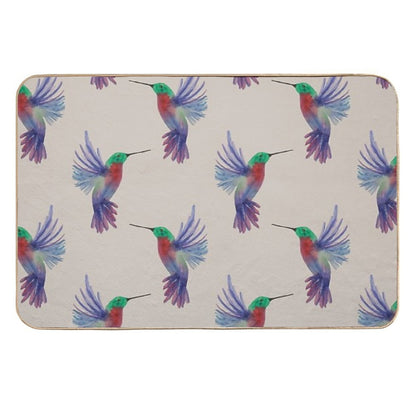 Harmonious Hummingbird  Versatile Bath Mat