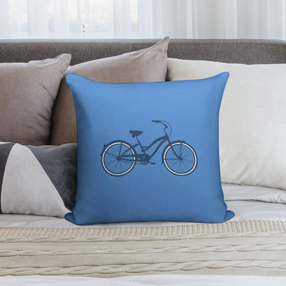 Bike 1 Soft Style Accent Throw Pillow