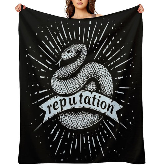 Reputation Snake Versatility Throw Blanket