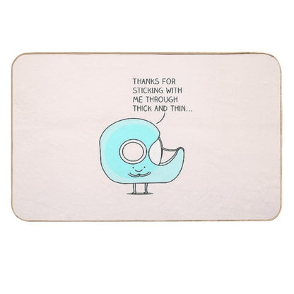 Let's Stick Together...  Slip-Resistant Bath Mat