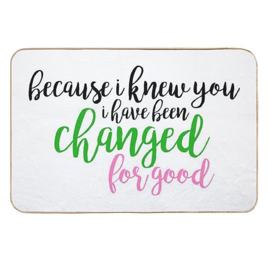 I Have Been Changed for Good - Wicked  Repositionable Bath Mat