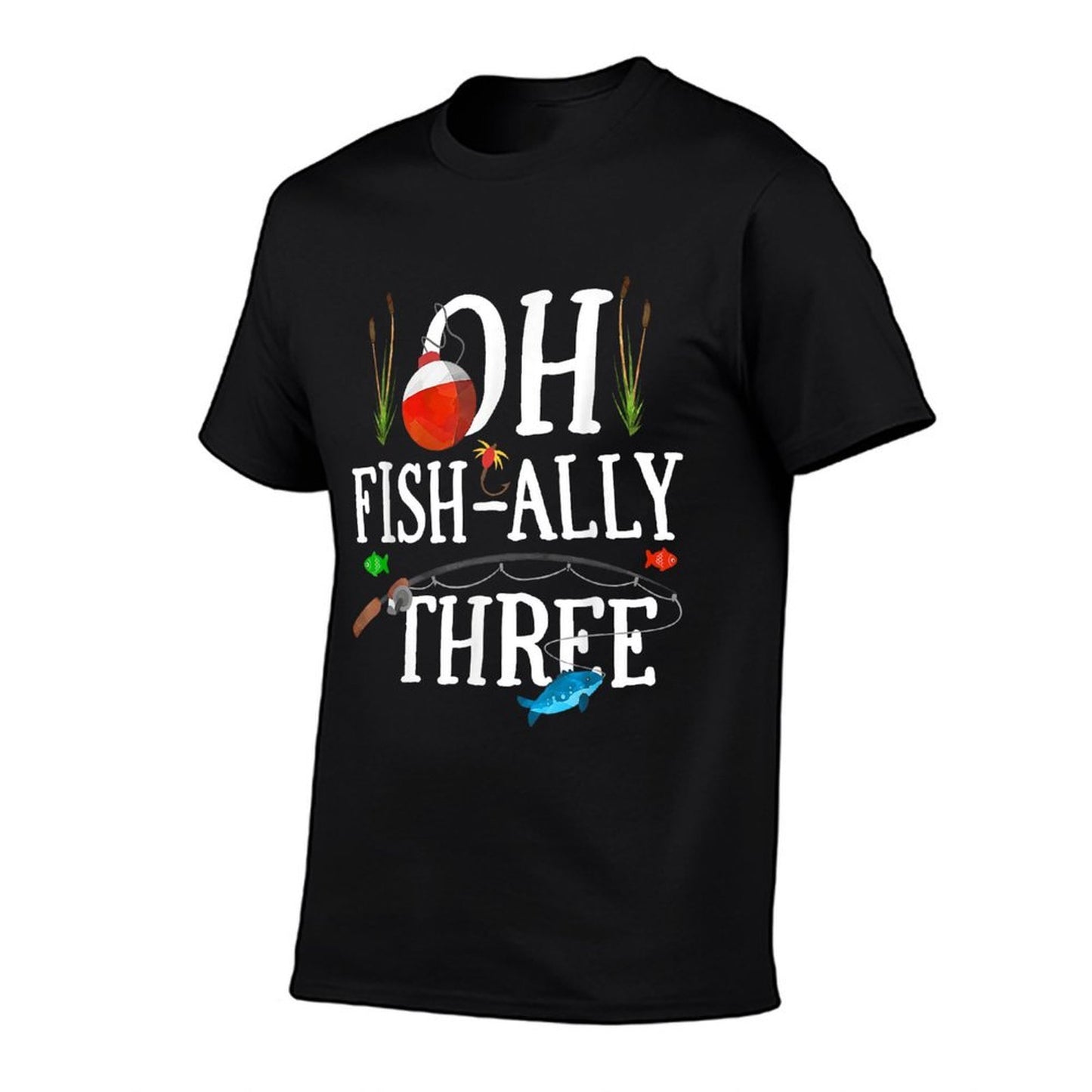 O-fish-ally Three Birthday Decorations 3rd Birthday Boy  Stretchy T-Shirt