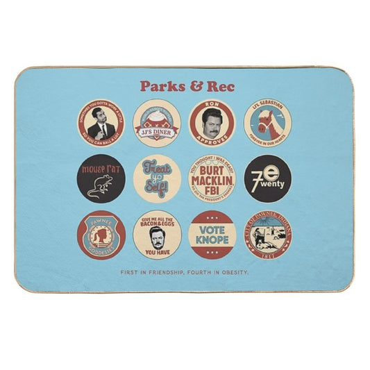 Parks And Rec  Toxin-Free Bath Mat