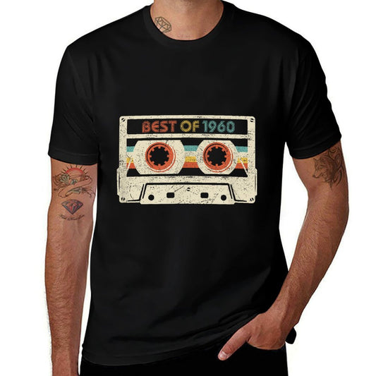 Vintage Cassette 1960 60 Years Old - Born 1960 60th Birthday  Affordable Price T-Shirt