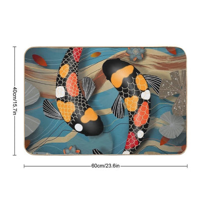 Koi Watergarden Durable Bath Mat