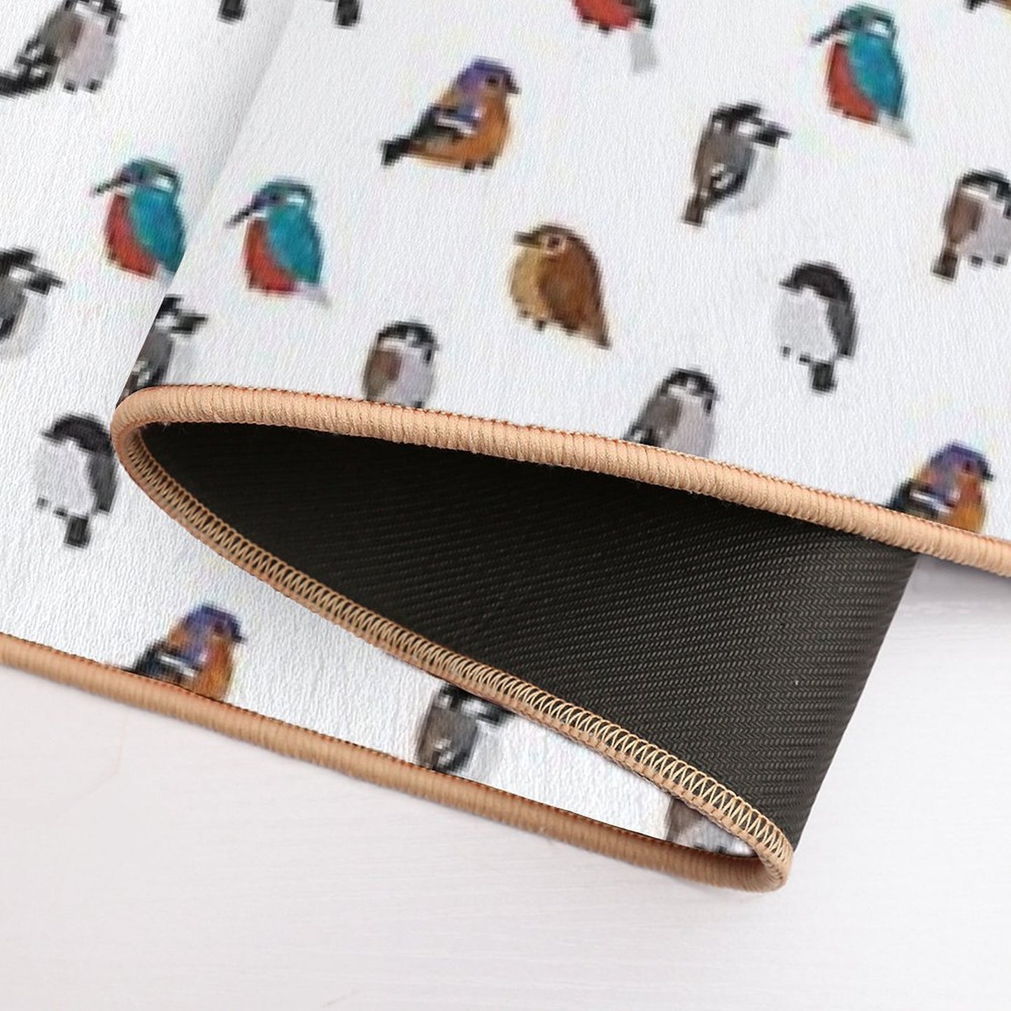 Beautifully Designed Bird Breed Images  Anti-Trip Bath Mat