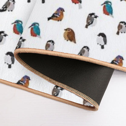 Beautifully Designed Bird Breed Images  Anti-Trip Bath Mat