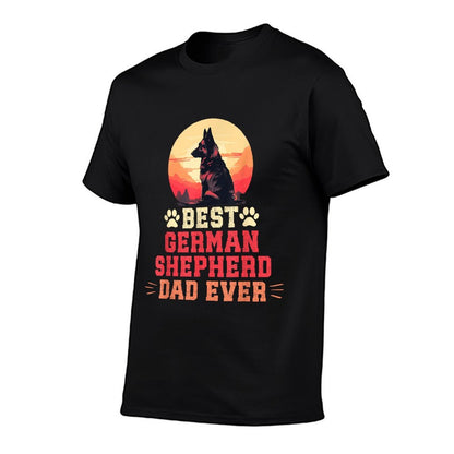 Best German Shepherd Dad Ever For Dog Dad Dog Lover  Graphic-printed T-Shirt
