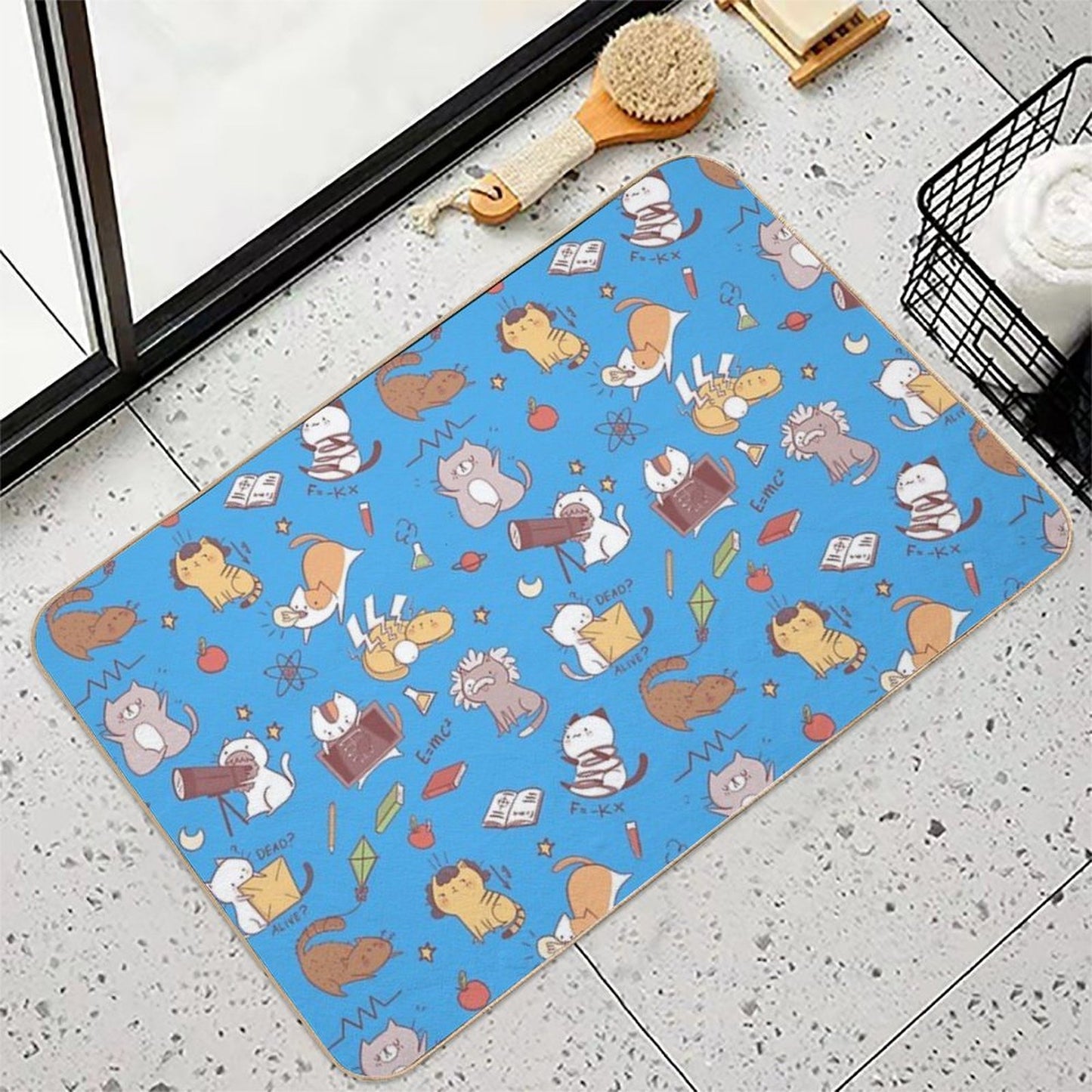 Science Kittens  Versatile Bath Mat
