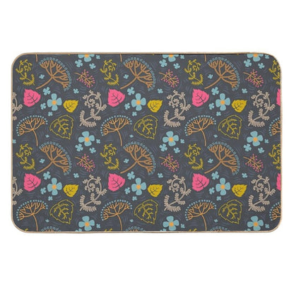 Dark Pond Pattern.  Versatile Bath Mat