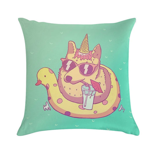 Be Awesome! Soft High-Density Material Throw Pillow