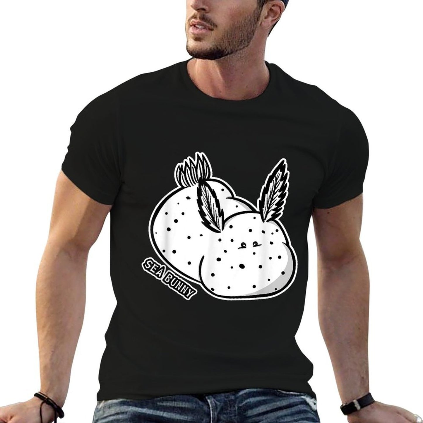 Sea Bunny Cute Ocean Kawaii Slug Jorunna Parva Biologist Comfortable T-Shirt