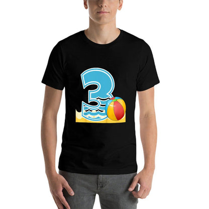 Kids Beach Ball 3rd Birthday Pool Party 3 Year Old Beach Ball  Classic T-Shirt