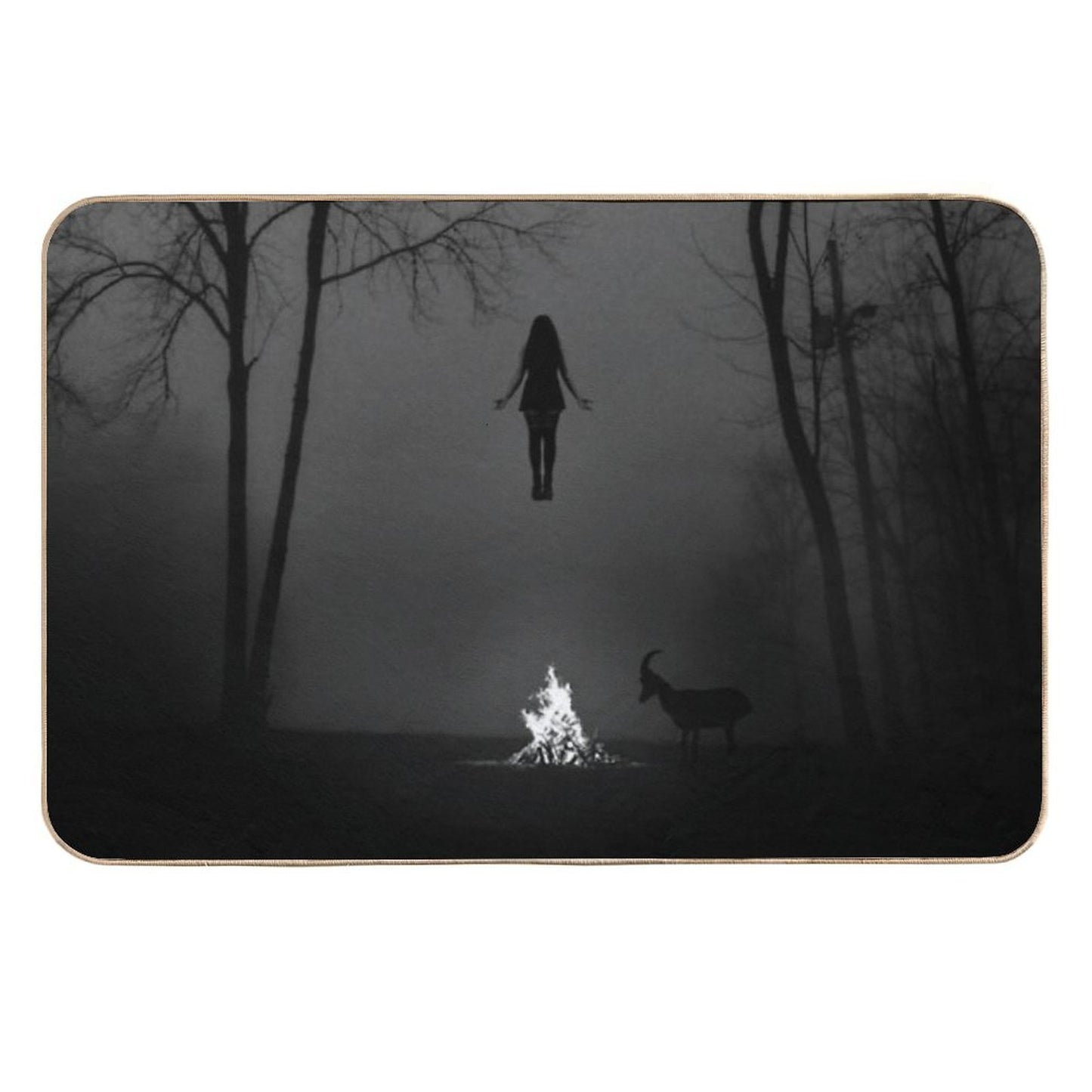 Ritual in The Woods  Rapid-Drying Bath Mat