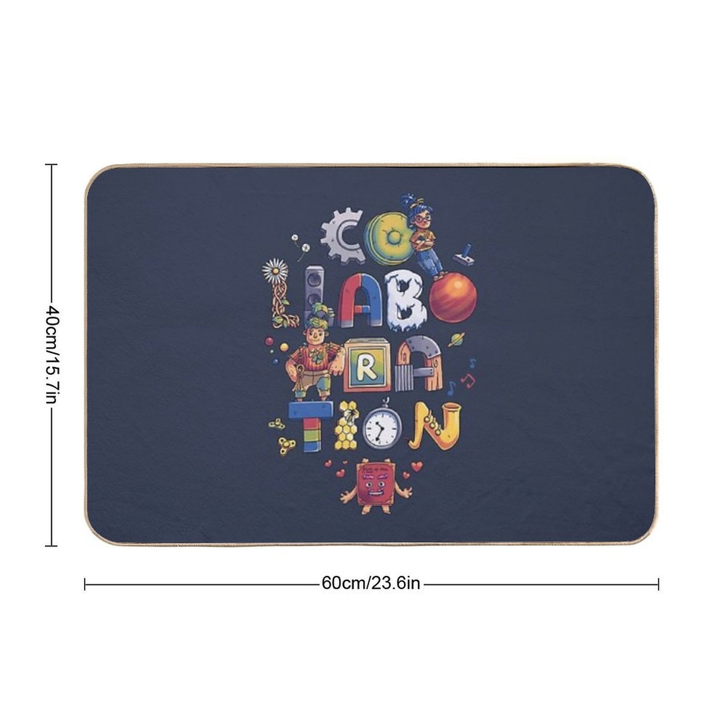 Collaboration  Cody, May, It Takes Two  Pet-Safe Bath Mat