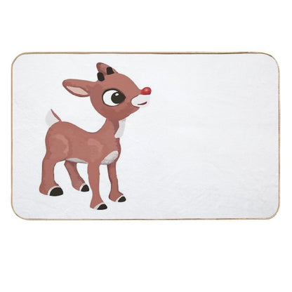 Classic Rudolph © GraphicLoveShop  Easy To Clean Bath Mat