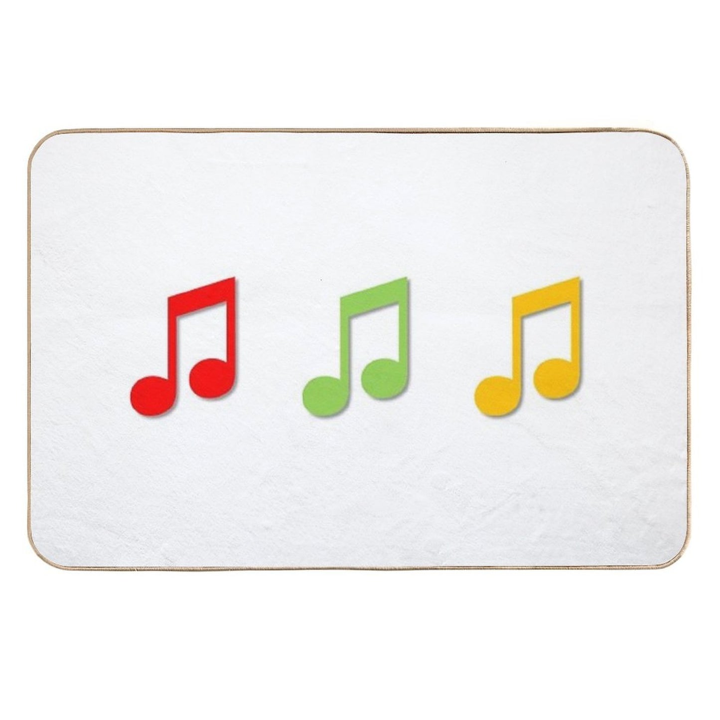Three Notes  Stain-Proof Bath Mat