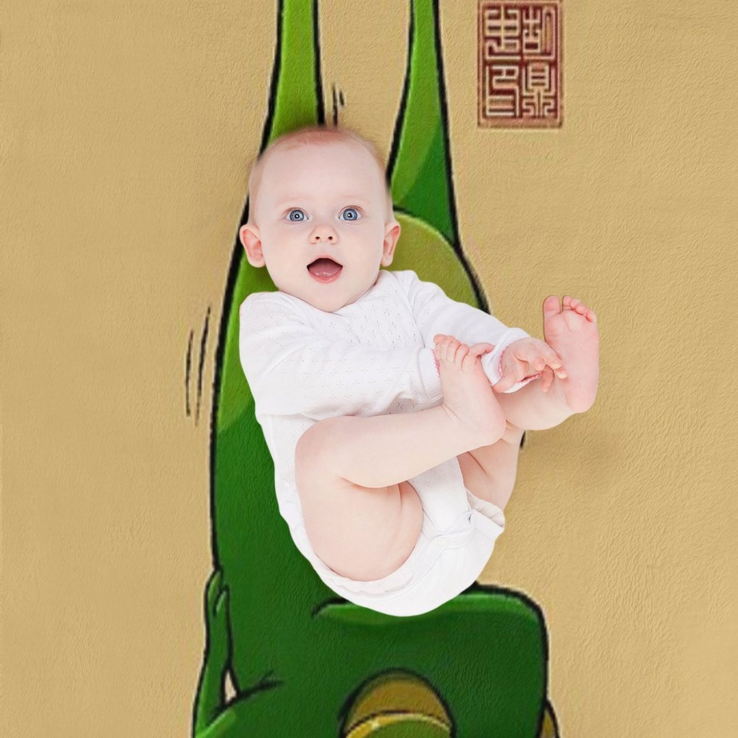Yoga Frog Candlestick Pose Velvety-soft Throw Blanket