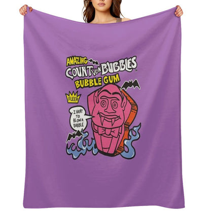 Count Von Bubbles Count Von Bubbles Anti-pilling Throw Blanket
