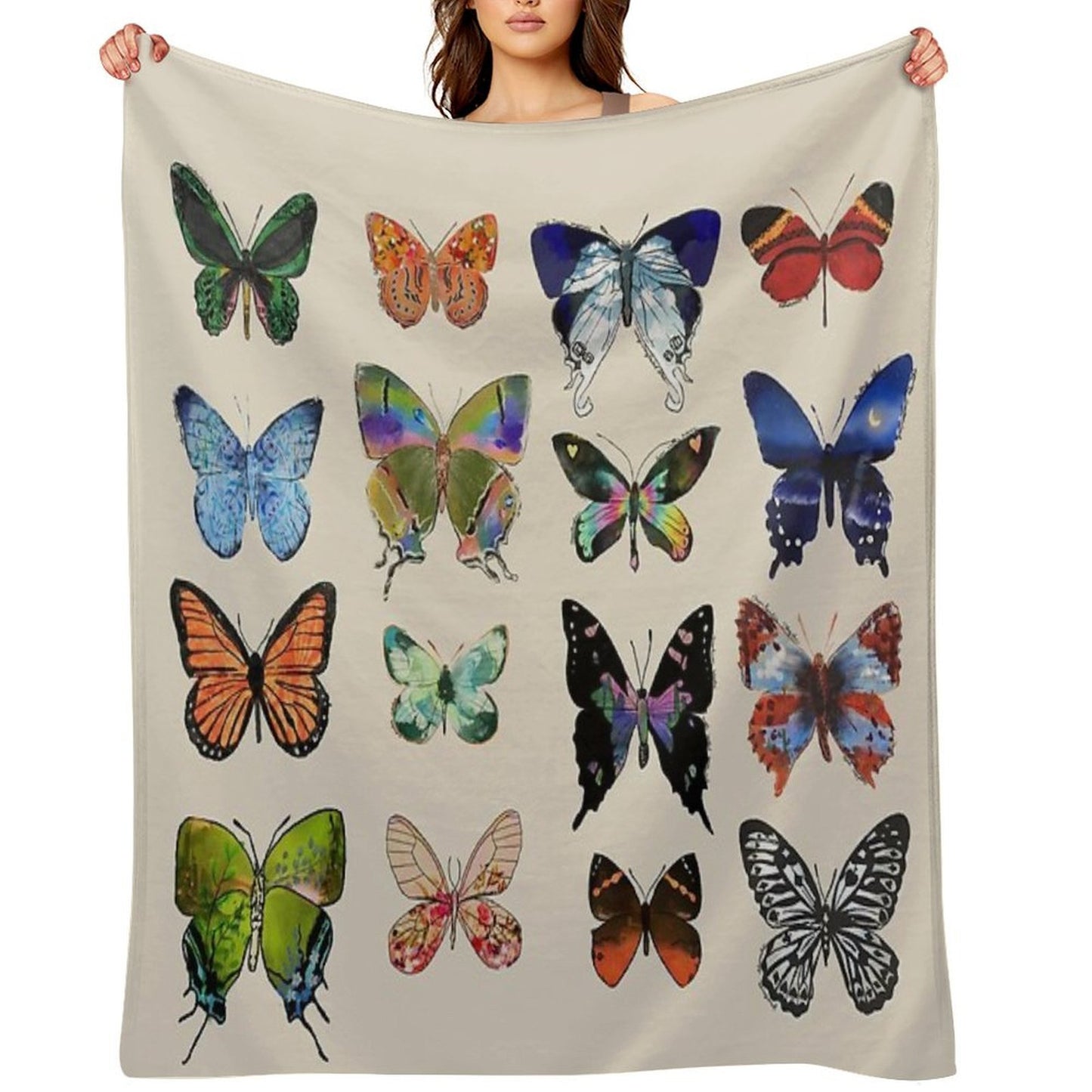 Flutterbies Versatility Throw Blanket