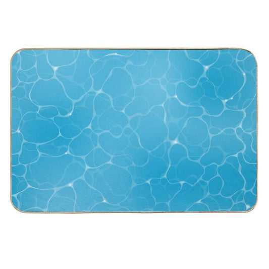 Water Ripple  Easy Maintenance Bath Mat
