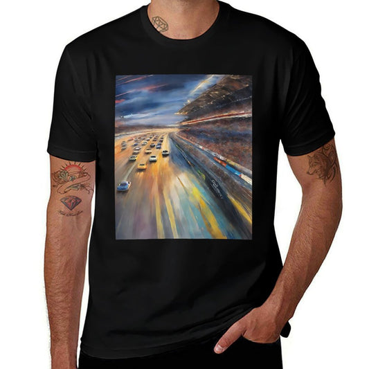 Womens Twilight Pursuit V13  Oversized Silhouette T-Shirt