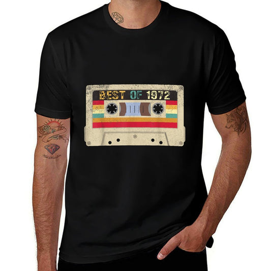50 Birthday Decorations Men Best of 1972 BDay 50th Birthday  Odor-resistant T-Shirt
